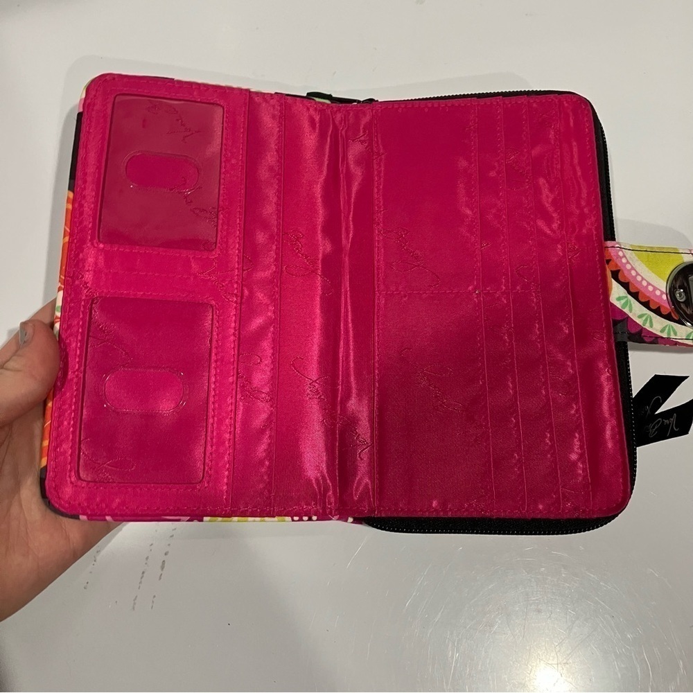 Veraβ Bradley Ziggy Zinnia turn lock wallet - Picture 2 of 7